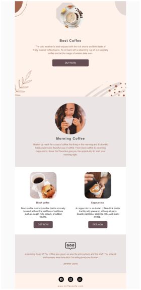 newsletter-email-template-coffee-types-for-food-industry