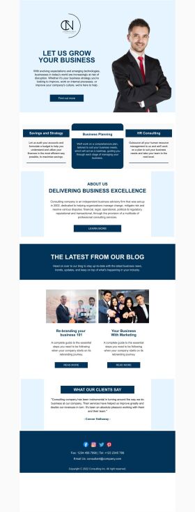 newsletter-email-template-delivering-business-excellence-for-corporate