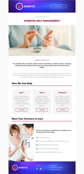 newsletter-email-template-diabetes-management-for-healthcare