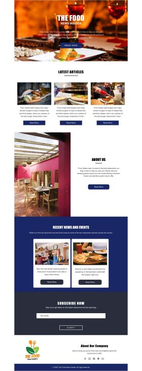 newsletter-email-template-food-news-insider-for-food-industry