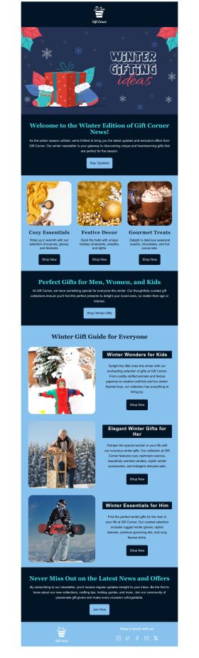 newsletter-email-template-gift-corner-for-winter
