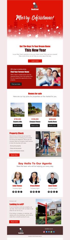 newsletter-email-template-hello-to-real-estate-agents-for-christmas