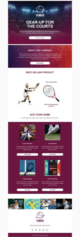 newsletter-email-template-levelup-your-tennis-for-sports-industry