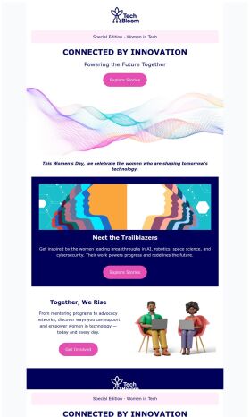 newsletter-email-template-tech-bloom-for-womens-day