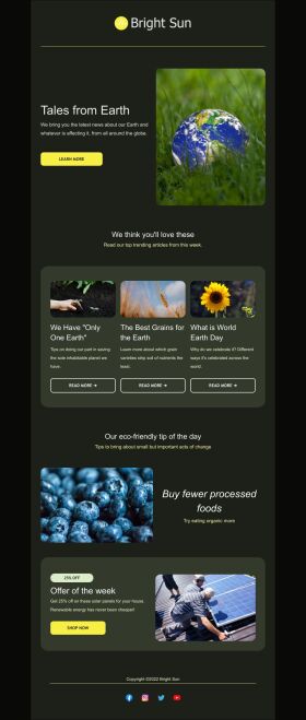 newsletter-email-template-trending-earth-articles-for-environment-agency