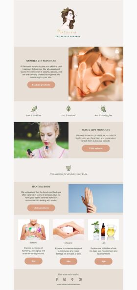 price-list-email-template-natural-skincare-for-spa