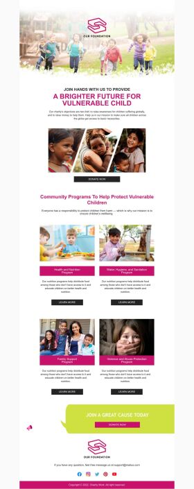 product-promotion-email-template-protect-vulnerable-children-for-nonprofits