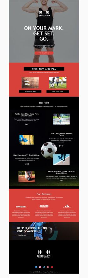 product-promotion-email-template-shop-soccer-cleats-for-sports-industry