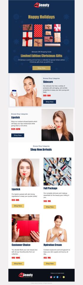 product-promotion-email-template-skincare-gifts-for-christmas