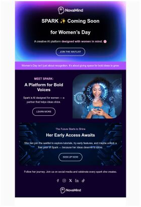 product-showcase-email-template-bold-voices-for-womens-day