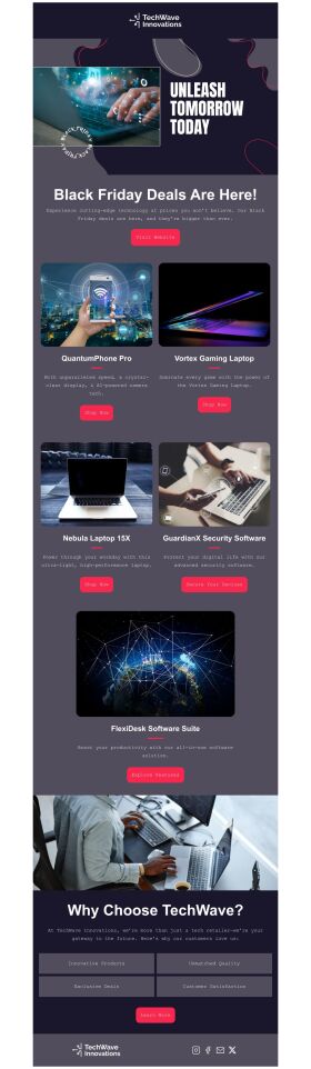product-showcase-email-template-eco-pure-for-black-friday
