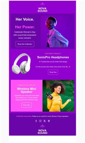 product-showcase-email-template-her-voice-for-womens-day