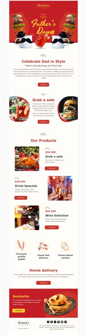 sale-email-template-coffee-and-brunch-for-fathers-day