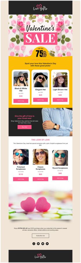 sale-email-template-hats-and-sunglasses-for-valentines-day