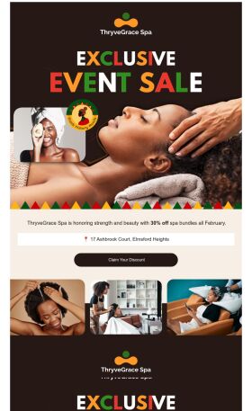 sale-email-template-strength-and-beauty-for-black-history-month