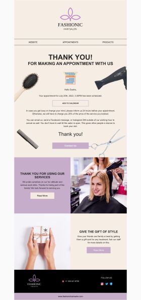 thank-you-email-template-hair-salon-appointment-for-spa
