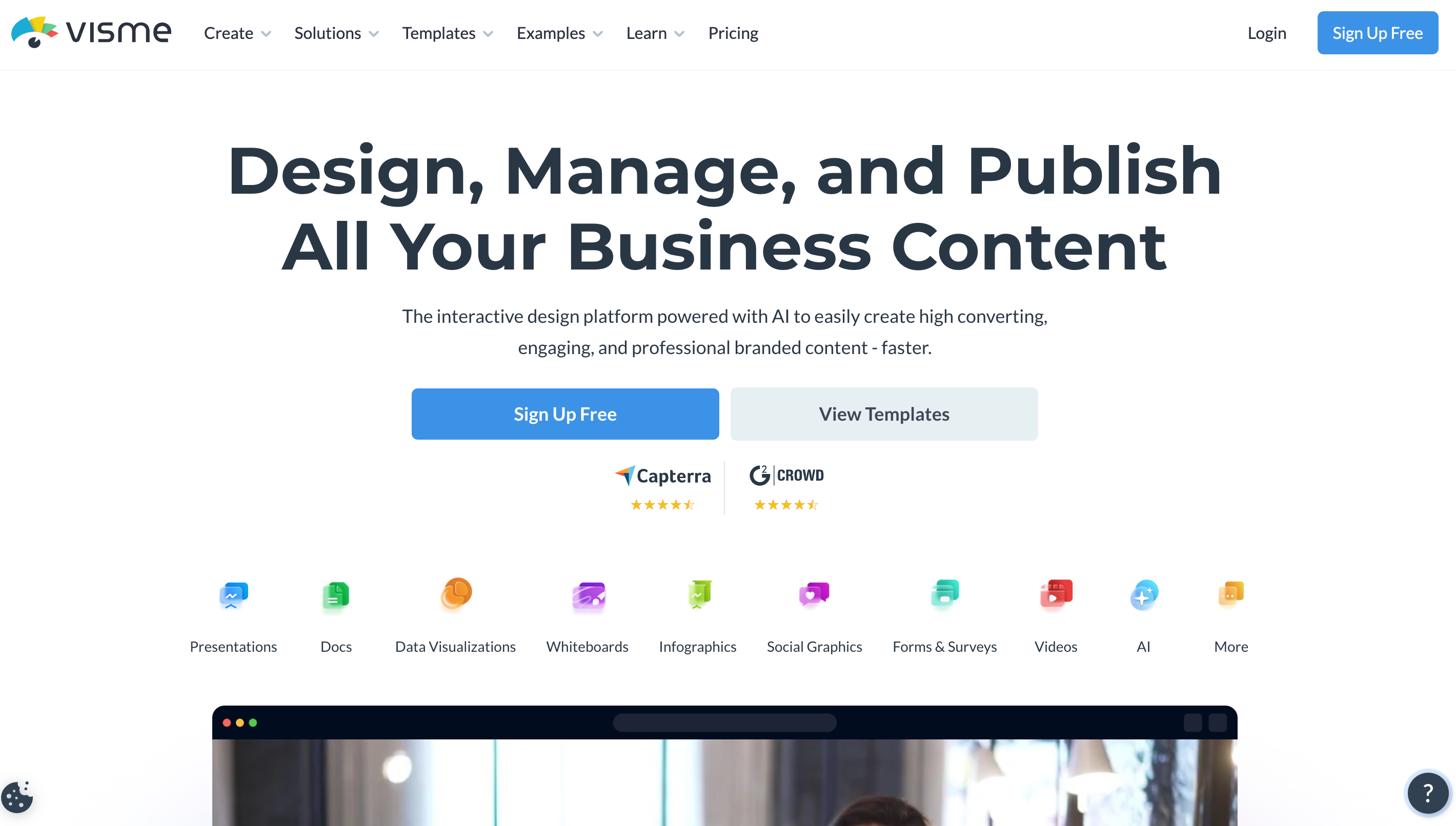 Visme Screenshot