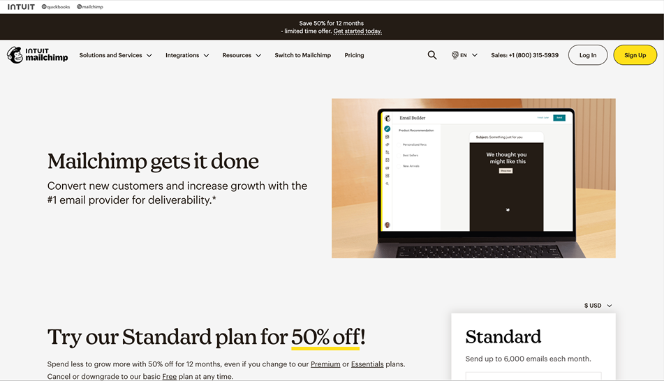 Mailchimp Screenshot