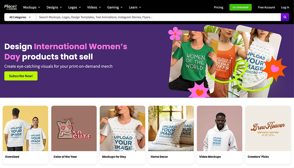 Placeit Screenshot