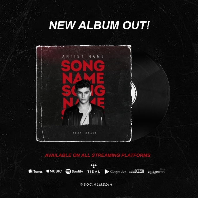 quot New Single quot NEW ALBUM RELEASE OUT Now Template PosterMyWall quot New Single quot NEW ALBUM RELEASE OUT Now Template PosterMyWall