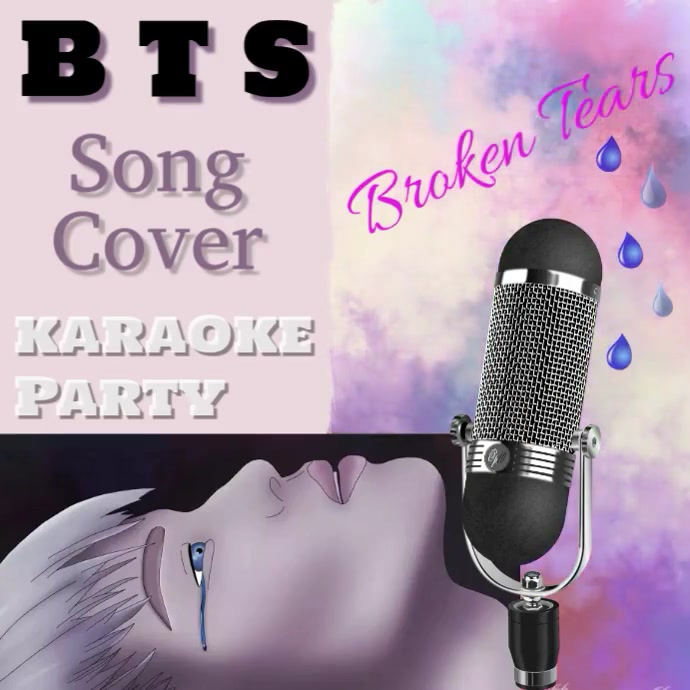 #bts #kpop #jungkook #song cover #karaoke Publicación de Instagram template