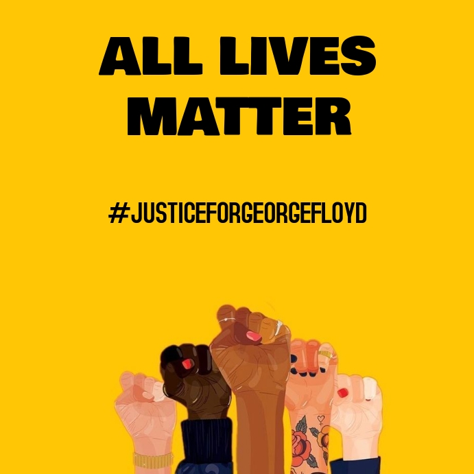 #justice for george floyd Pos Instagram template