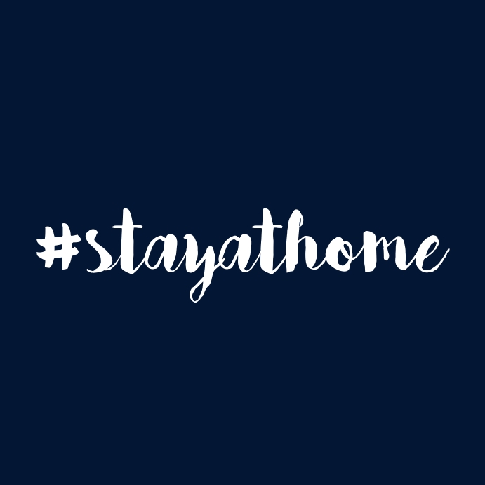 #stayathome Instagram Post template