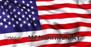 白色 Memorial Day Celebration Portada de evento de Facebook Template