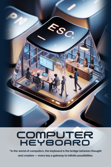 , keyboard, computer keyboard, Computer Plakat template