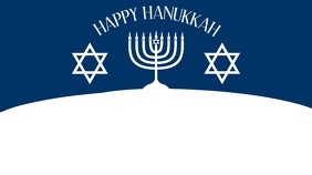 3 360 Hanukkah Zoom Background Customizable Design Templates Postermywall