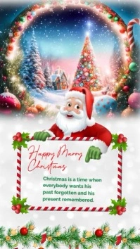 `marry Christmas flyers, marry Christmas gree Instagram Story template