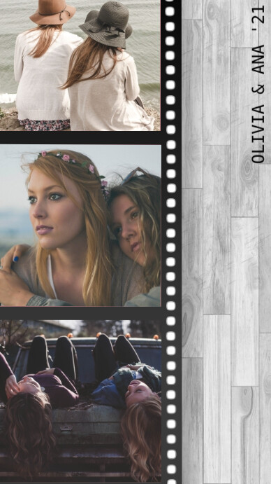 'Throwback' Film Collage WhatsApp Status template
