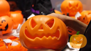 Orange . Pumpkin Carving Contest ตัวอย่างภาพบน YouTube Template
