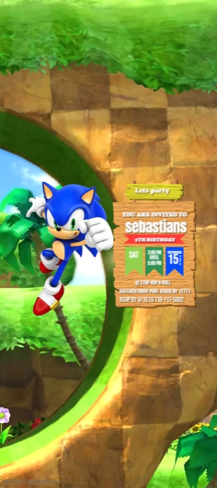 Copy of Sonic | PosterMyWall