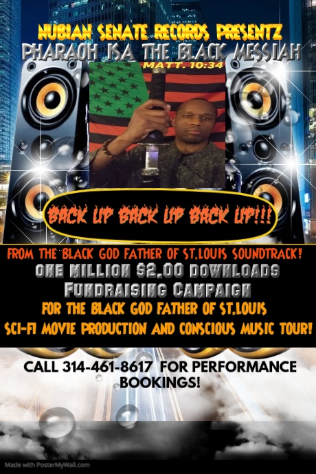 RNB Party Poster template