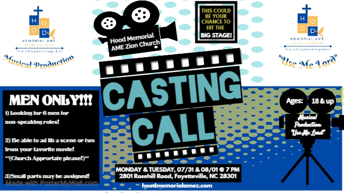 Casting Call PosterMyWall