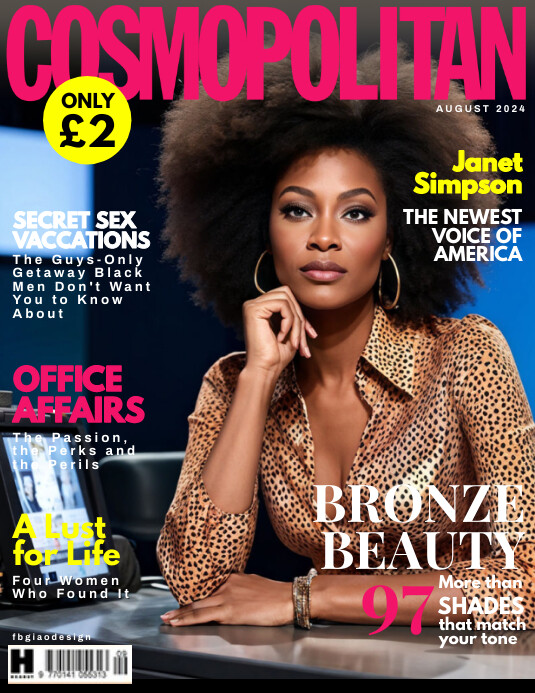 010824 Cosmopolitan magazine cover Flyer (US Letter) template