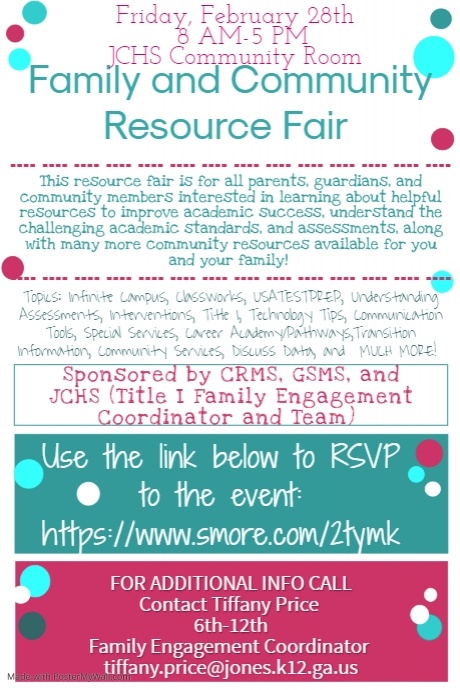 Family and Community Resource Fair | PosterMyWall