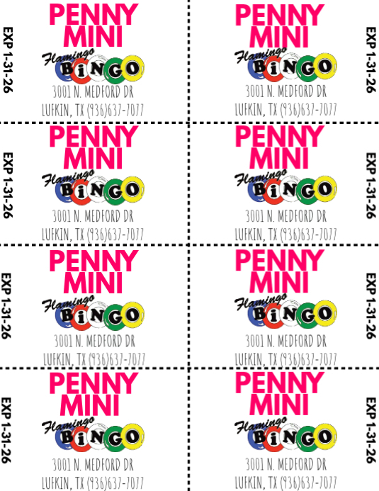 Mini Paper Coupon PosterMyWall