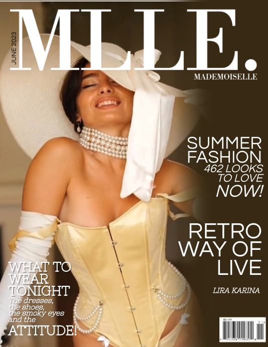 020623 MADEMOISELLE magazine cover Flyer (US Letter) template