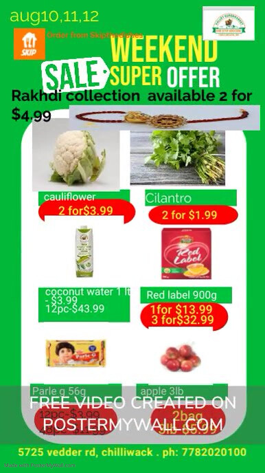 Super Shop Weekend Offer Ad Template | PosterMyWall