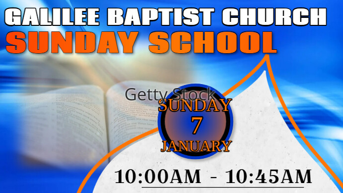 Copy of GBC Sunday School Service 01 07 2024 | PosterMyWall