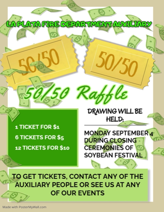50/50 Raffle | PosterMyWall