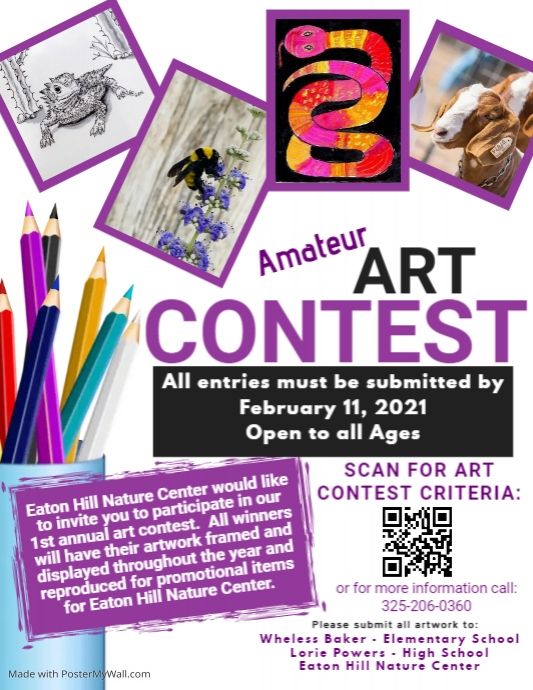 Copy of Kids Art Contest Flyer Template PosterMyWall