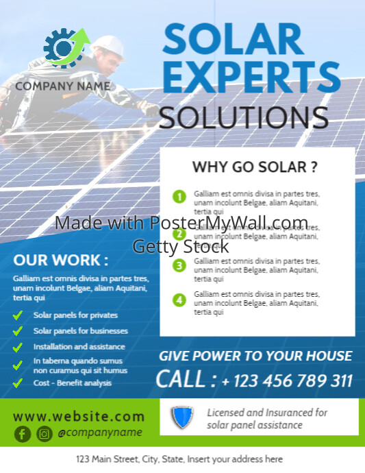 solar panels professional services advertisem