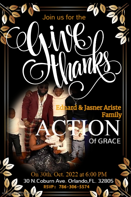 thanksgiving, thanksgiving instagram story | PosterMyWall