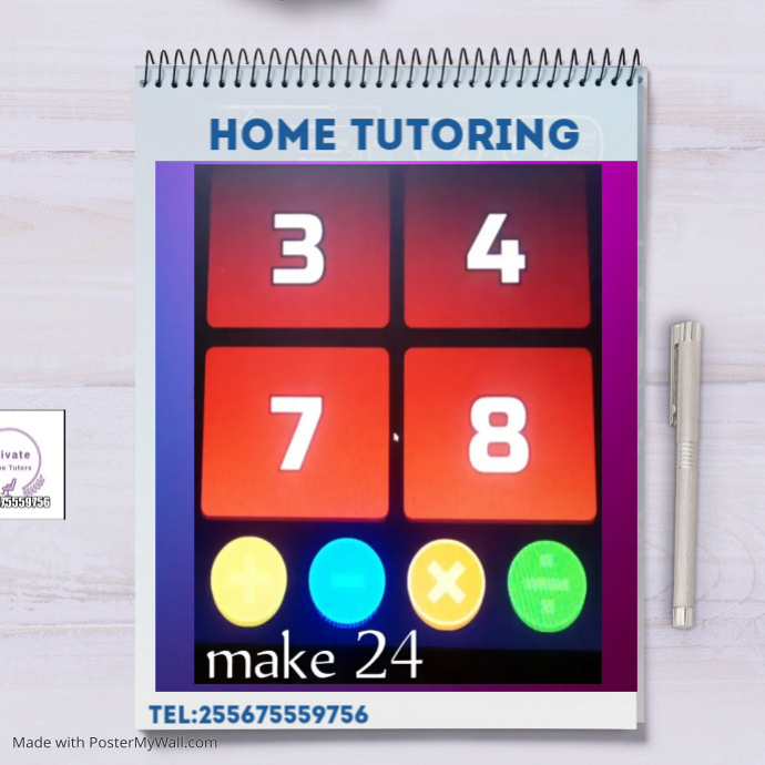Copy of Math Tutor Social Post Note Pad | PosterMyWall
