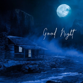 04 Good Night Template | PosterMyWall