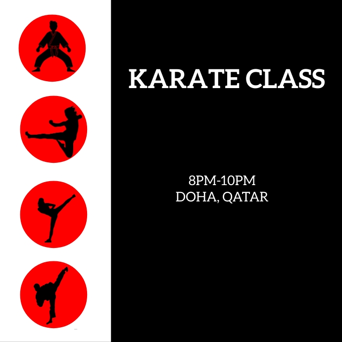 06 KARATE Template PosterMyWall