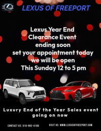 Lexus Year End Sales Event